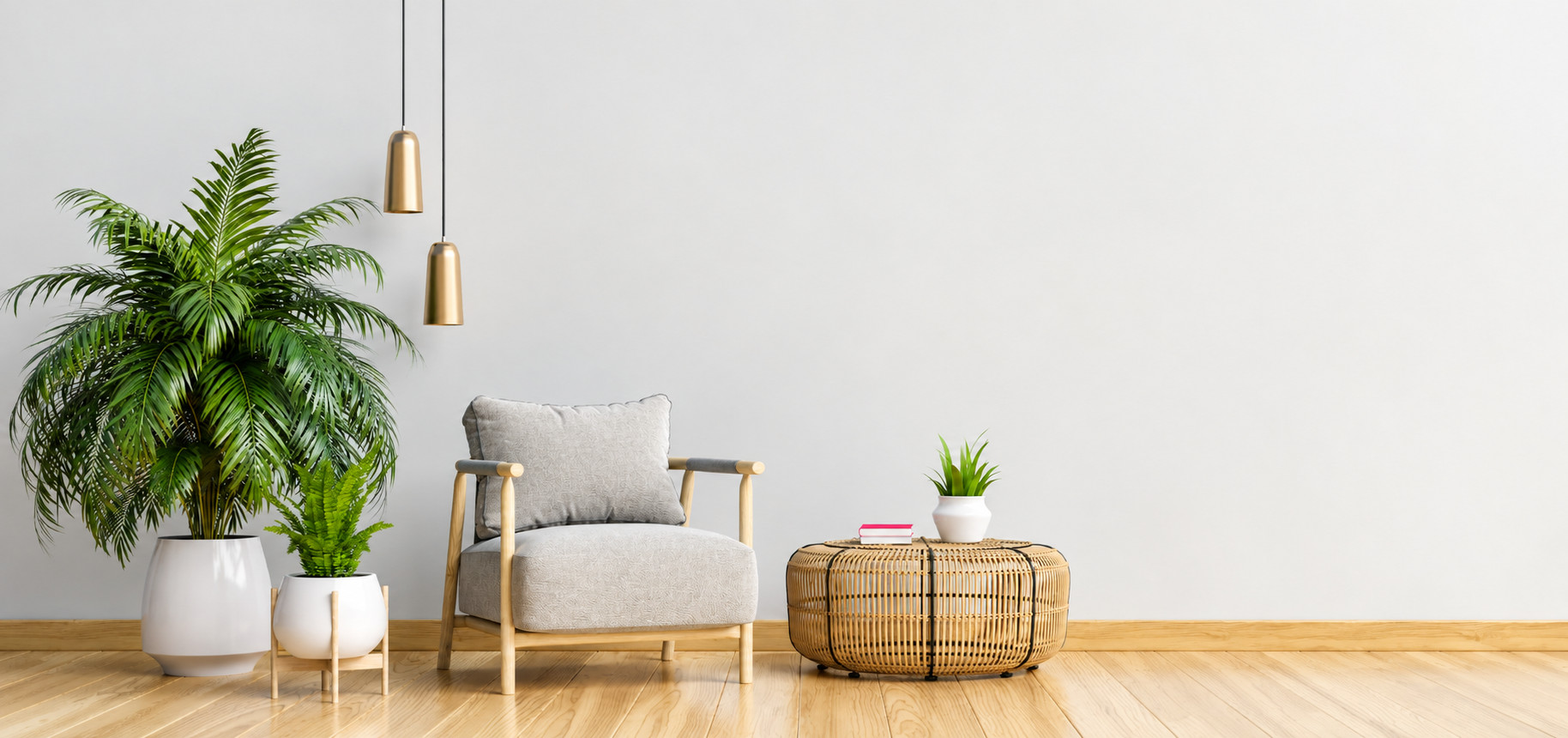 Bright modern living room